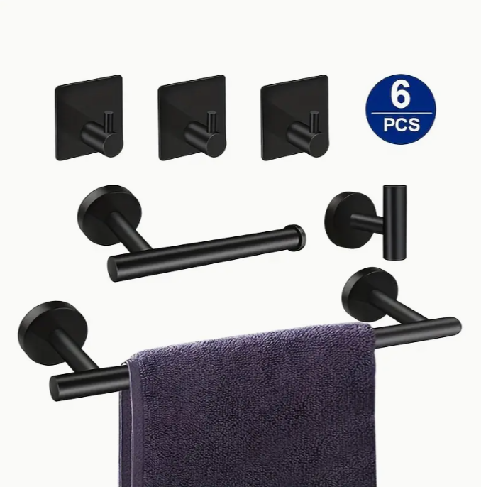 Stainless Steel Bathroom Accessory Set