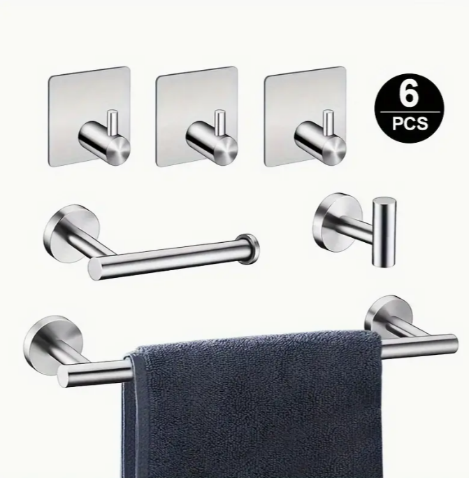 Stainless Steel Bathroom Accessory Set